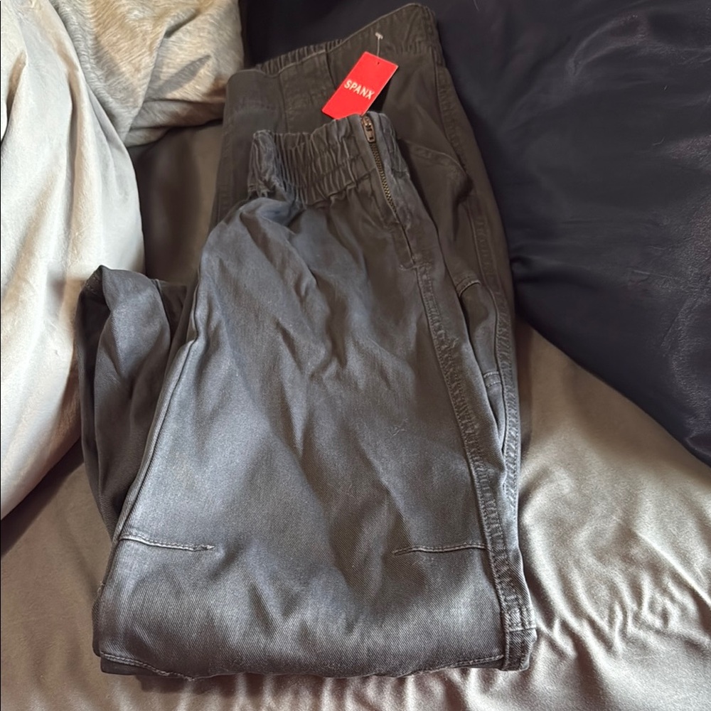 SPANX Gray Relaxed Fit Joggers
